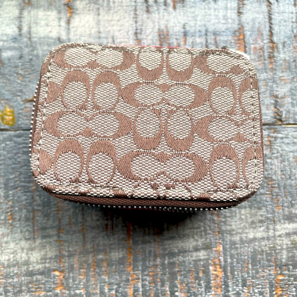COACH zippered medicine case